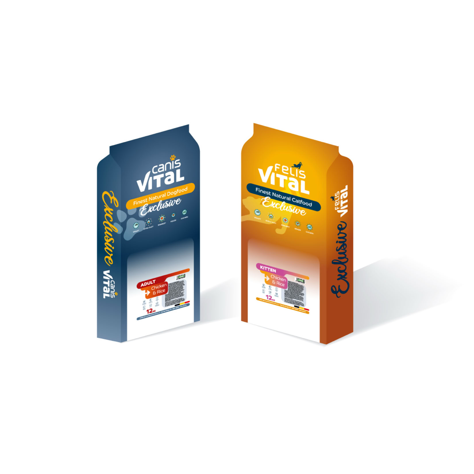 Canis Vital, Felis Vital. Aliments pour animaux