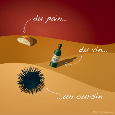 Creatures - Poissons frais - Du pain, du vin, un oursin