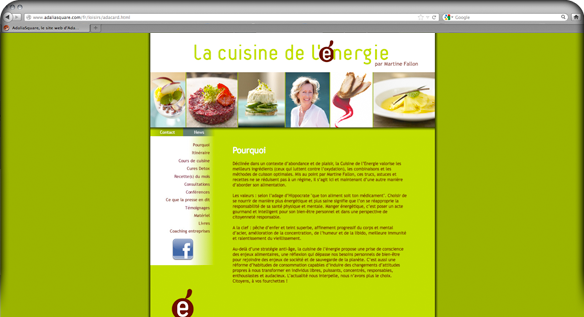 Creatures - Web Design - Cuisine de l'&eacute;nergie